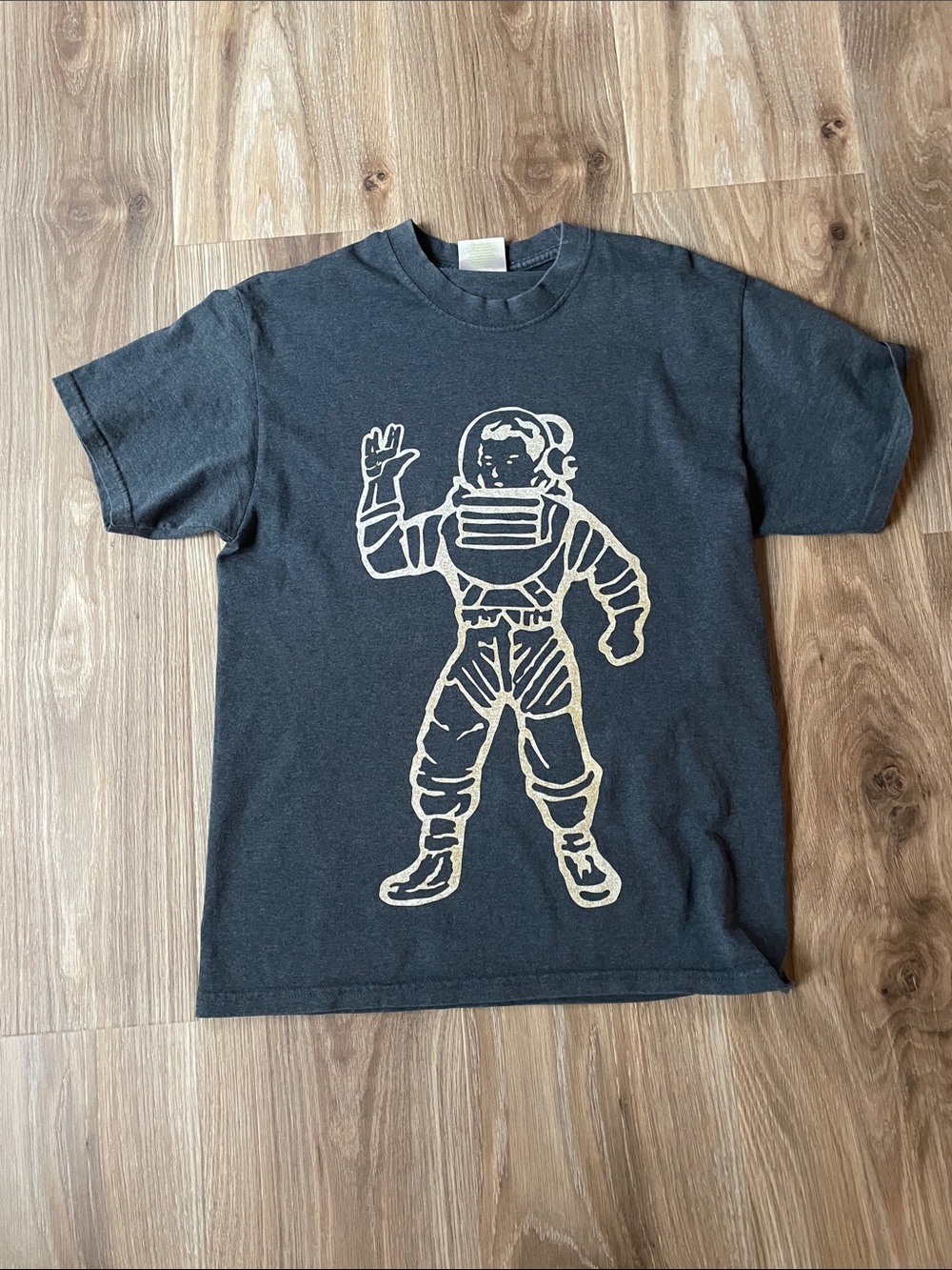 Billionaire Boys Club Charcoal T-Shirt with Cream Astronaut Graphic